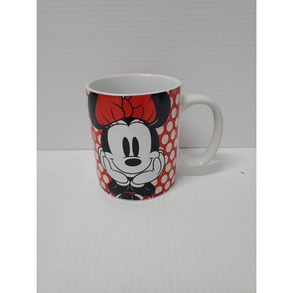 Disney Other - DISNEY Minnie Mouse Coffee Mug Microwave Dishwasher Safe Polka Dot 12oz.